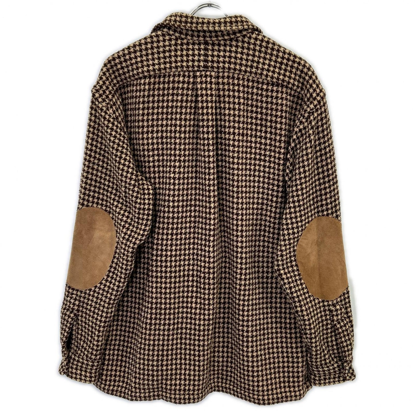 POLO RALPH LAUREN ポロ ラルフローレン ﾌﾞﾗｳﾝ ｳｰﾙ ﾊｳﾝﾄﾞﾄｩｰｽ ｼｬﾂｼﾞｬｹｯﾄ　WHITMAN ジャケット S