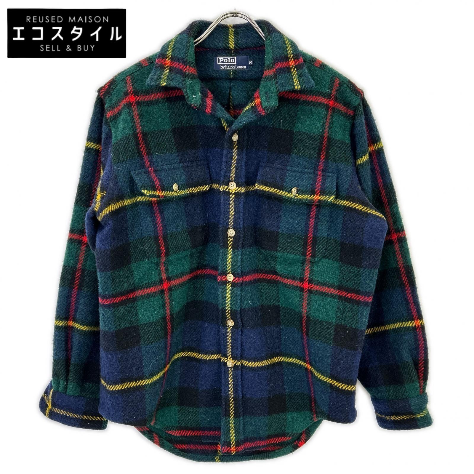 POLO RALPH LAUREN ポロ ラルフローレン グリーン系 ブロックチェック シャツジャケット ジャケット