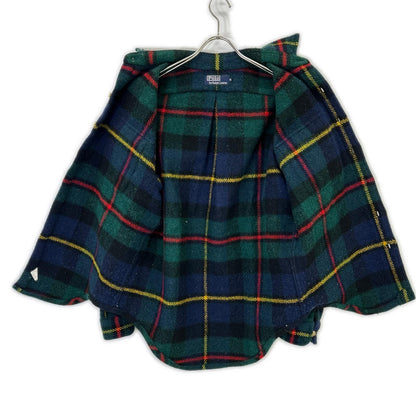 POLO RALPH LAUREN ポロ ラルフローレン グリーン系 ブロックチェック シャツジャケット ジャケット