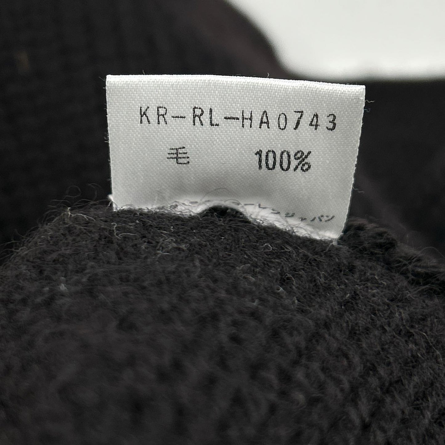 90s Black P Logo Turtleneck Knit Top M Men's