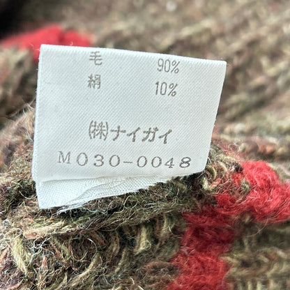 POLO RALPH LAUREN ポロ ラルフローレン 90s ブラウン ウール クルミボタン ショールカラー ニット トップス