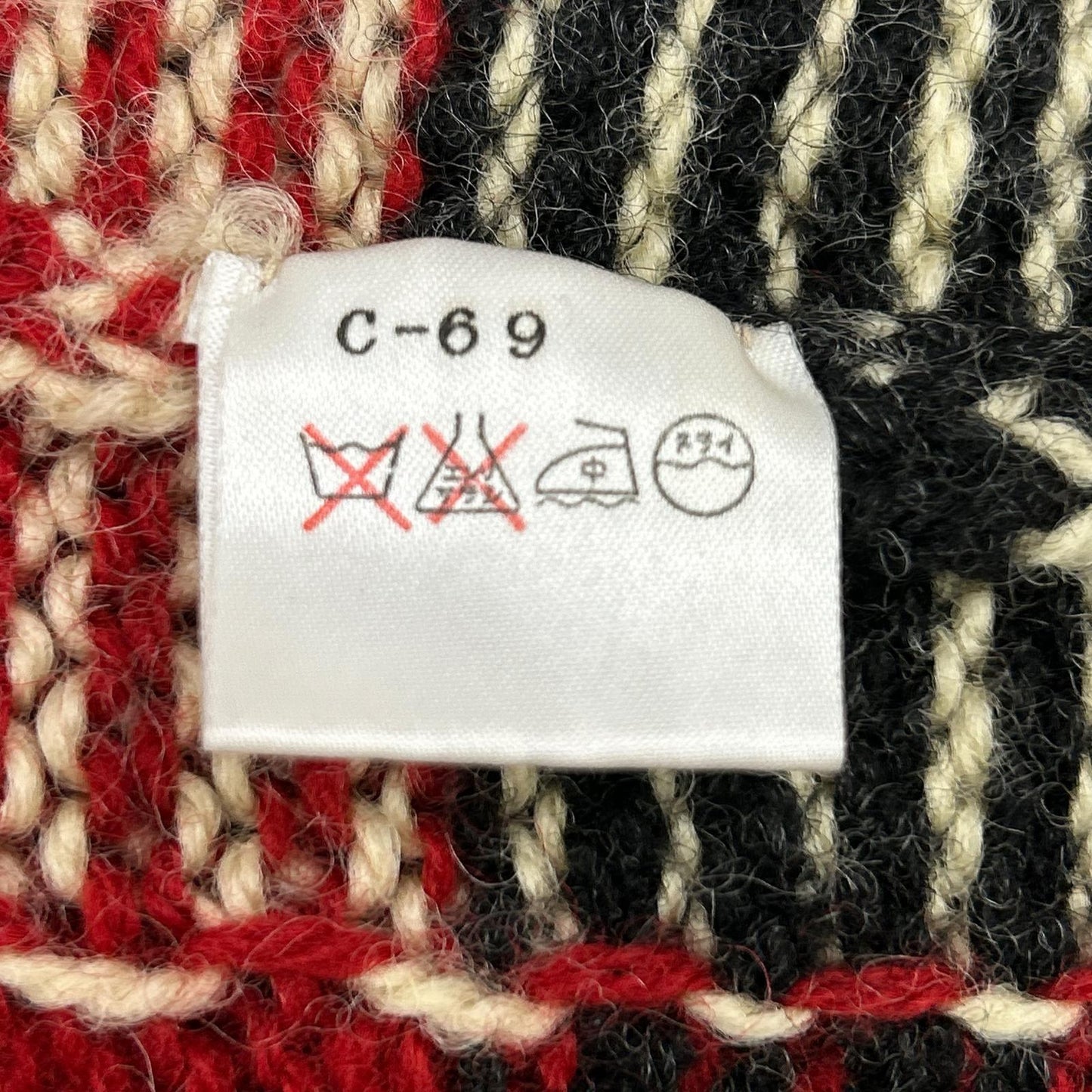 POLO RALPH LAUREN ポロ ラルフローレン ウール チェック柄 バンドニット カーディガン トップス