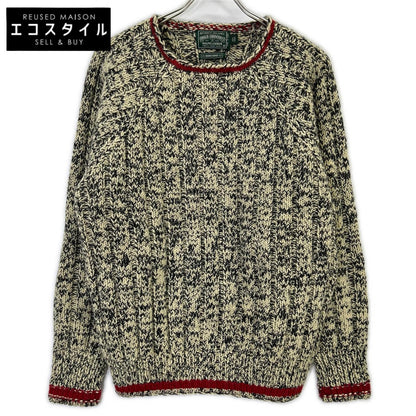 POLO COUNTRY Ivory Wool Crew Neck Knit Top M
