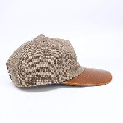 Polo Sport Ralph Lauren 90s Patch Embroidery Leather Visor Cap Hat