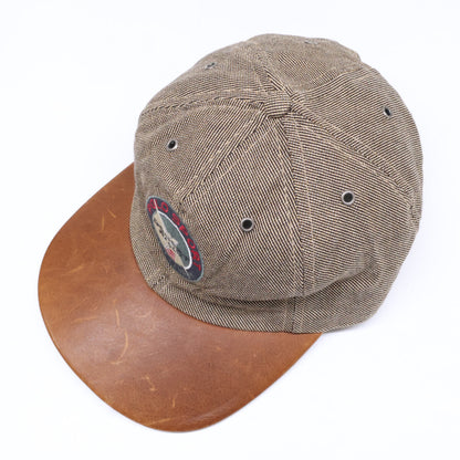 Polo Sport Ralph Lauren 90s Patch Embroidery Leather Visor Cap Hat