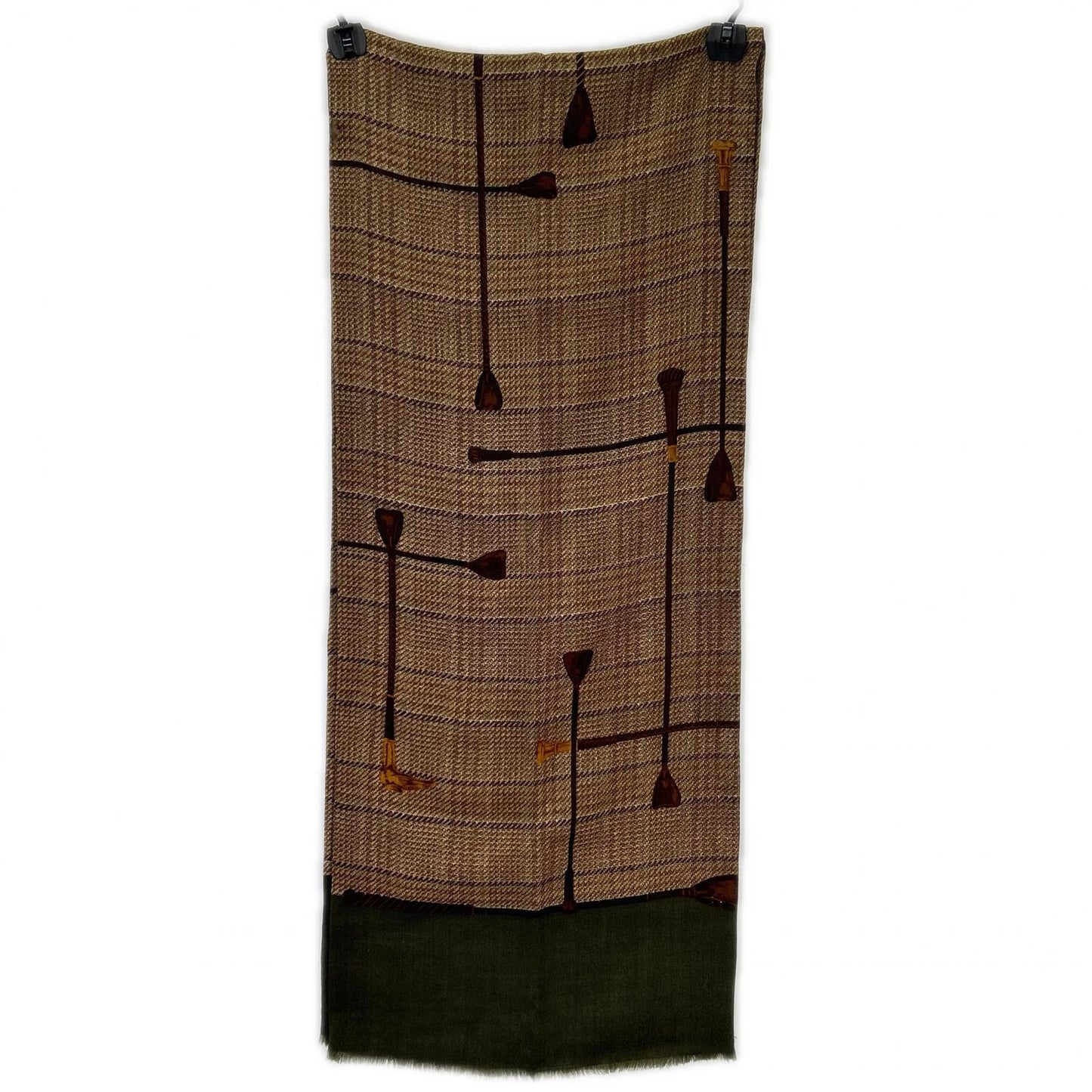 RALPHLAUREN ラルフローレン 90s ツイードチェック 総柄 ウールストール ストール