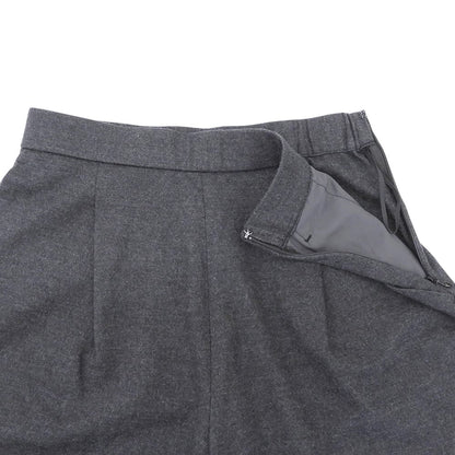 theory luxe セオリーリュクス ウール ワイドパンツ ボトムス レディース チャコールグレー 36 23年 ボトムス