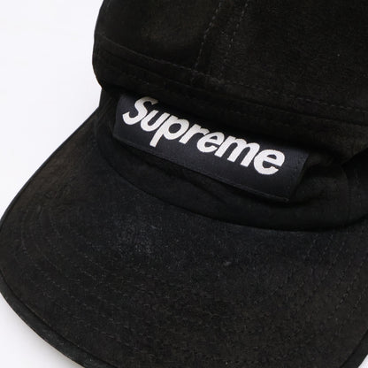 Supreme シュプリーム 18SS ボックスロゴ スエード キャップ 帽子