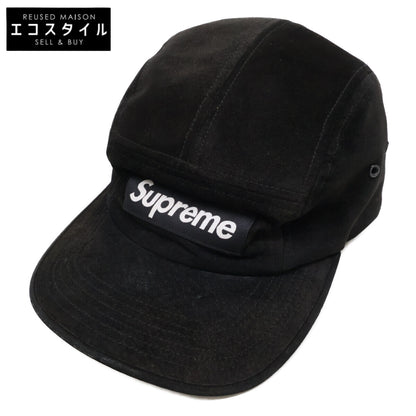 Supreme シュプリーム 18SS ボックスロゴ スエード キャップ 帽子