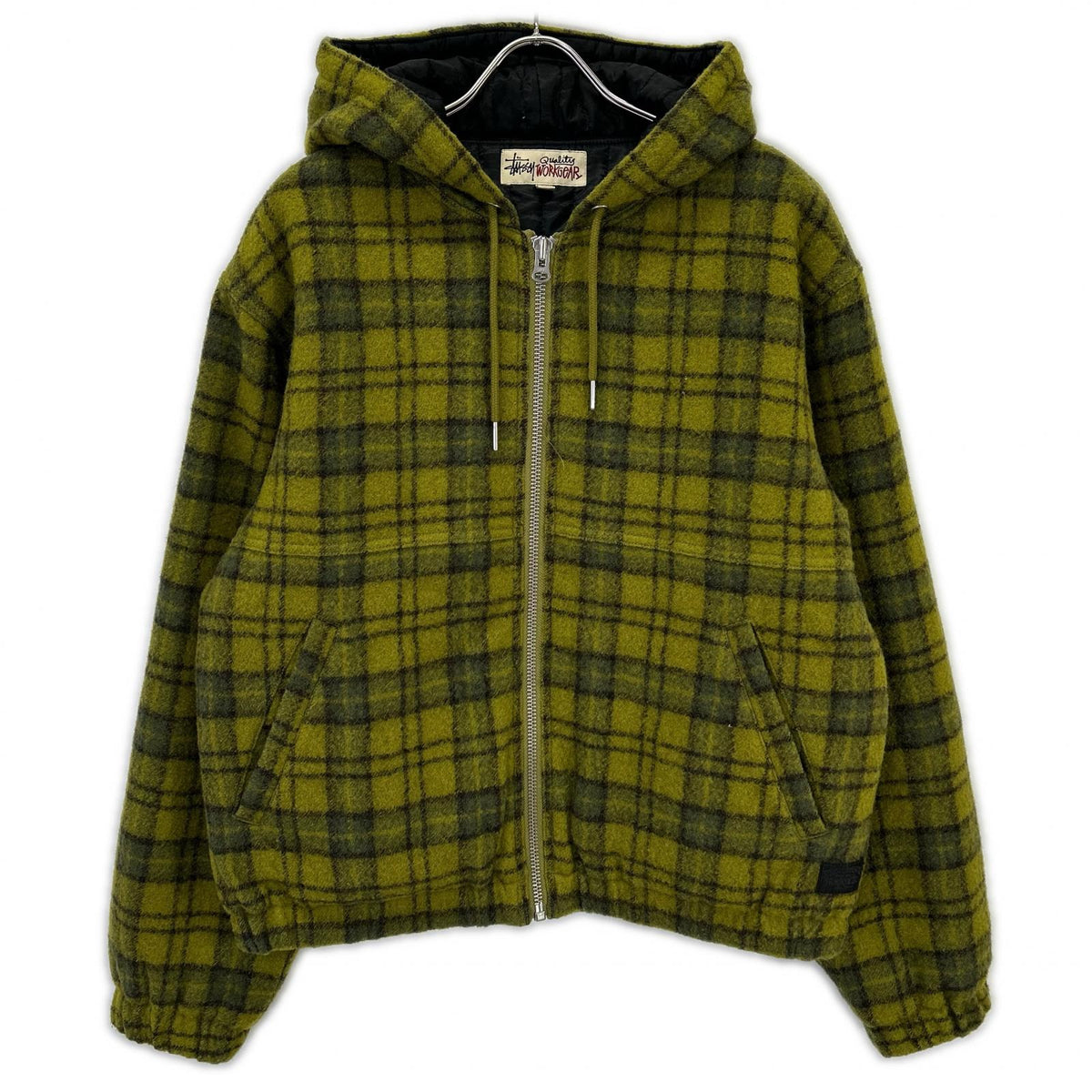 stussy ステューシー 24AW 115811 グリーン チェック WOOL PLAID WORK JACKET ジャケット
