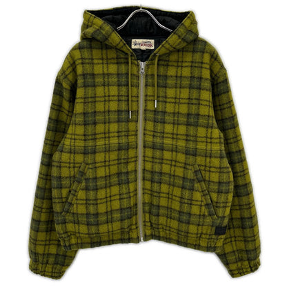 stussy ステューシー 24AW 115811 グリーン チェック WOOL PLAID WORK JACKET ジャケット