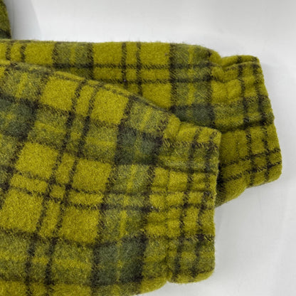 24AW 115811 绿色 格纹 羊毛格纹工装夹克 M 男士