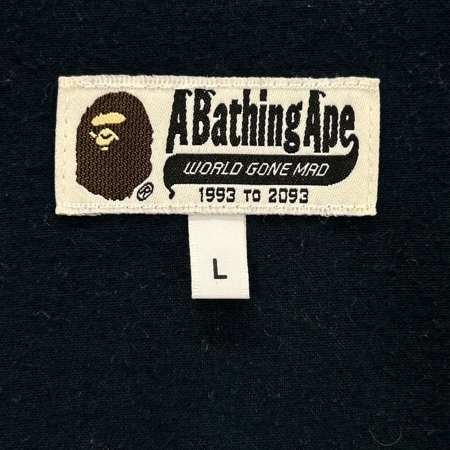 A BATHING APE 001GDD201001X Navy Nylon Coach Jacket
