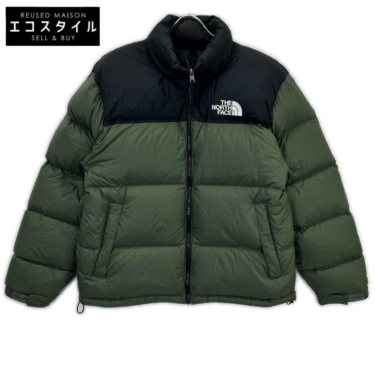 THE NORTH FACE ノースフェイス NF0A3C8D カーキ×ブラック ヌプシジャケット ジャケット