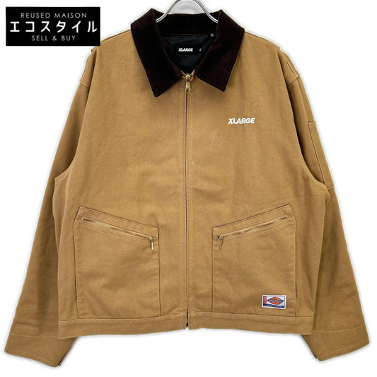 XLARGE エクストララージ ×ディッキーズ ベージュ ワークジャケット ジャケット