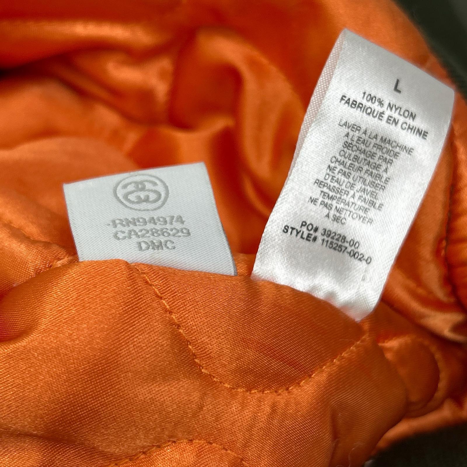 STUSSY Khaki MA-1 Flight Jacket