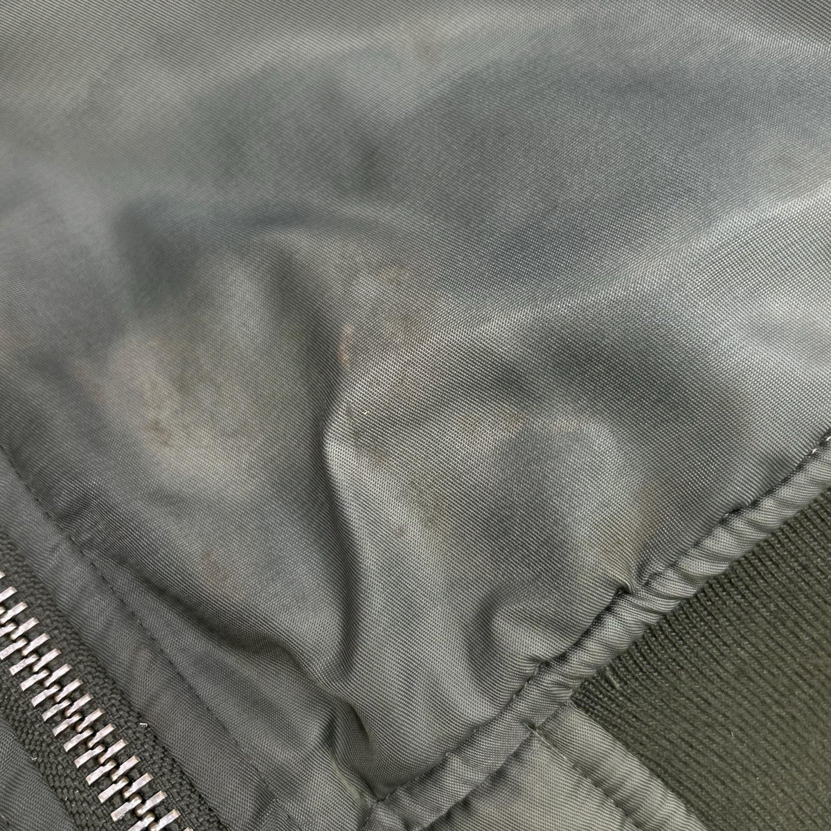 stussy Khaki MA-1 Flight Jacket Jacket