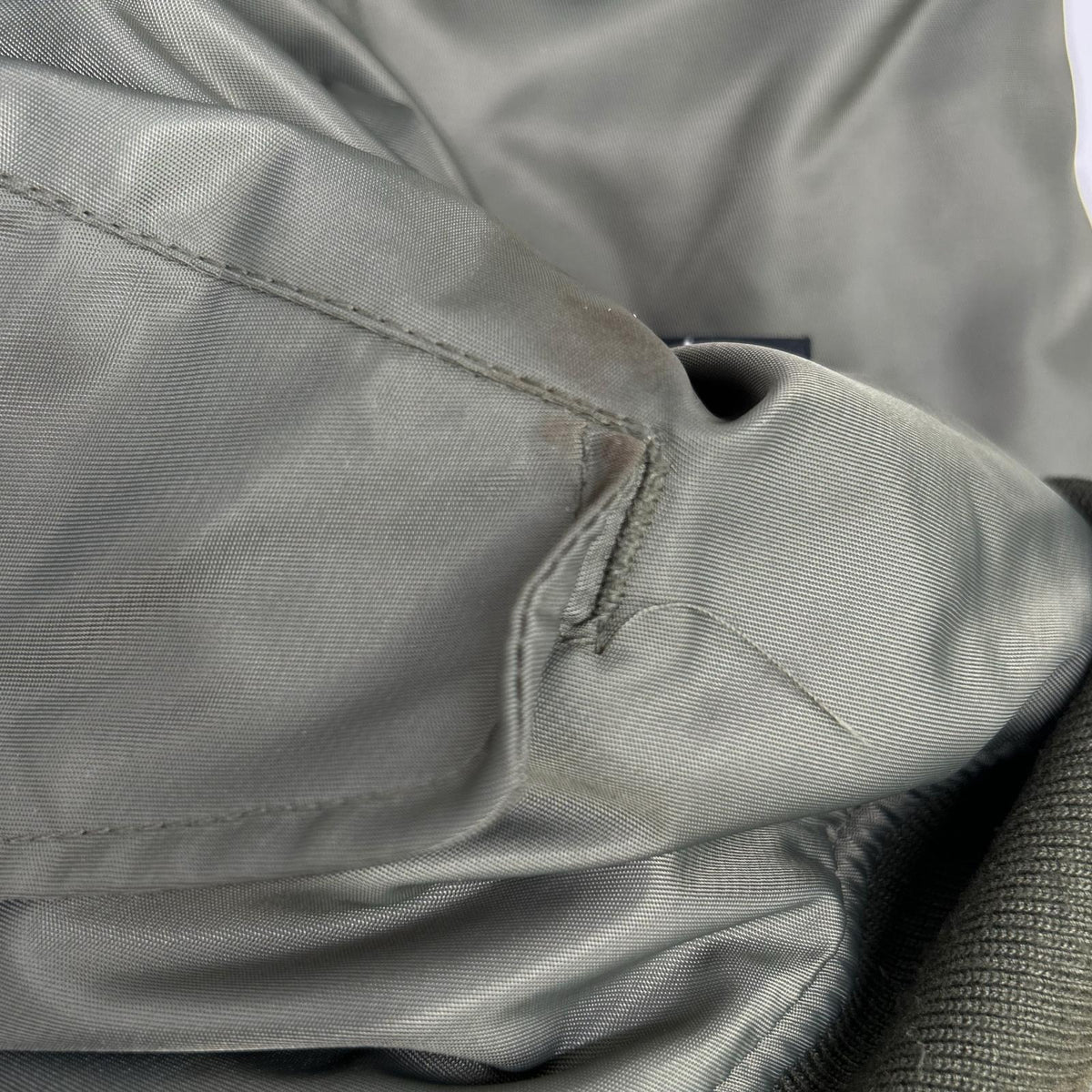 stussy Khaki MA-1 Flight Jacket Jacket