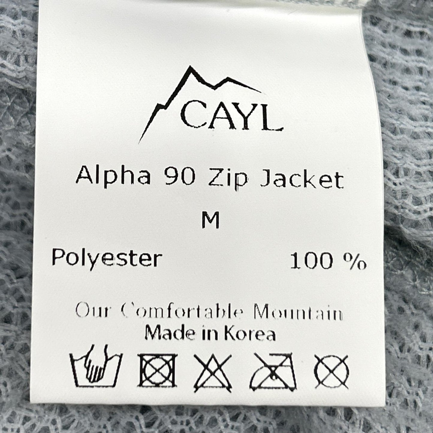 KAYLE Light Blue ALPHA 90 ZIP JACKET M