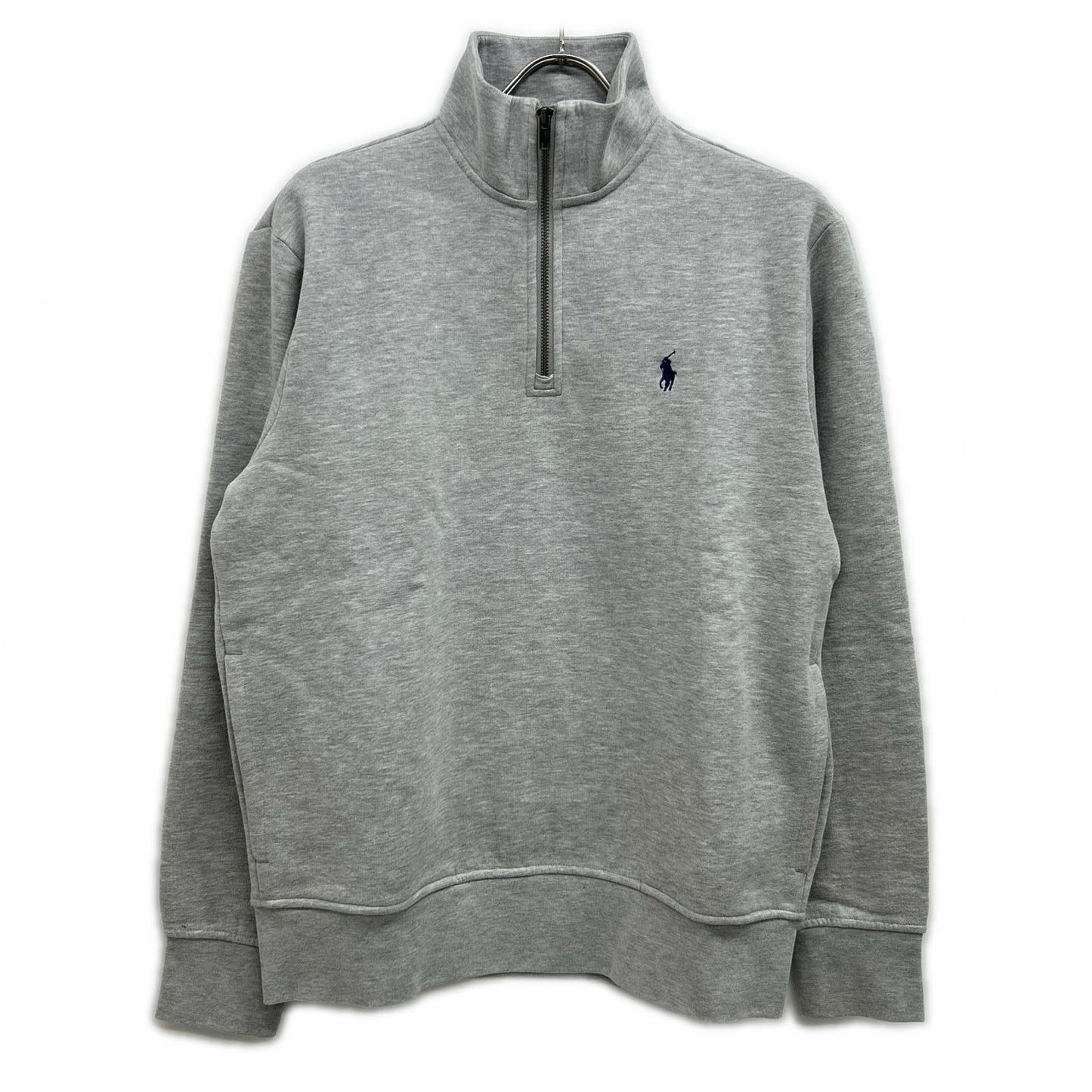 POLO RALPH LAUREN ポロ ラルフローレン 23年 グレー ハーフジップ フリース スウェットシャツ トップス