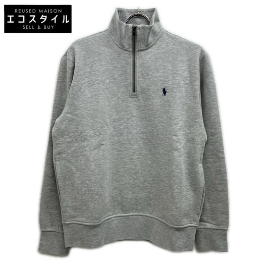 POLO RALPH LAUREN ポロ ラルフローレン 23年 グレー ハーフジップ フリース スウェットシャツ トップス
