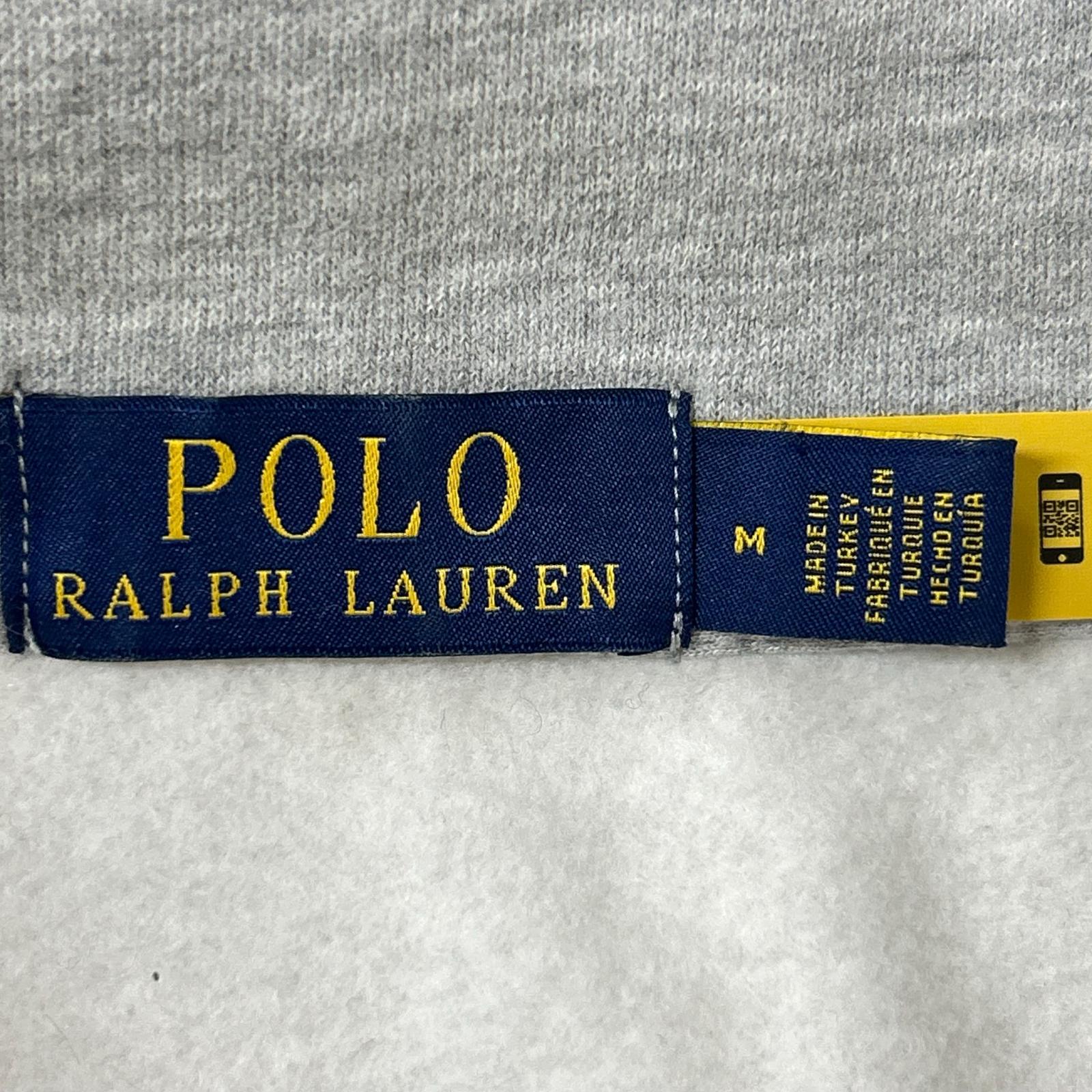 POLO RALPH LAUREN ポロ ラルフローレン 23年 グレー ハーフジップ フリース スウェットシャツ トップス
