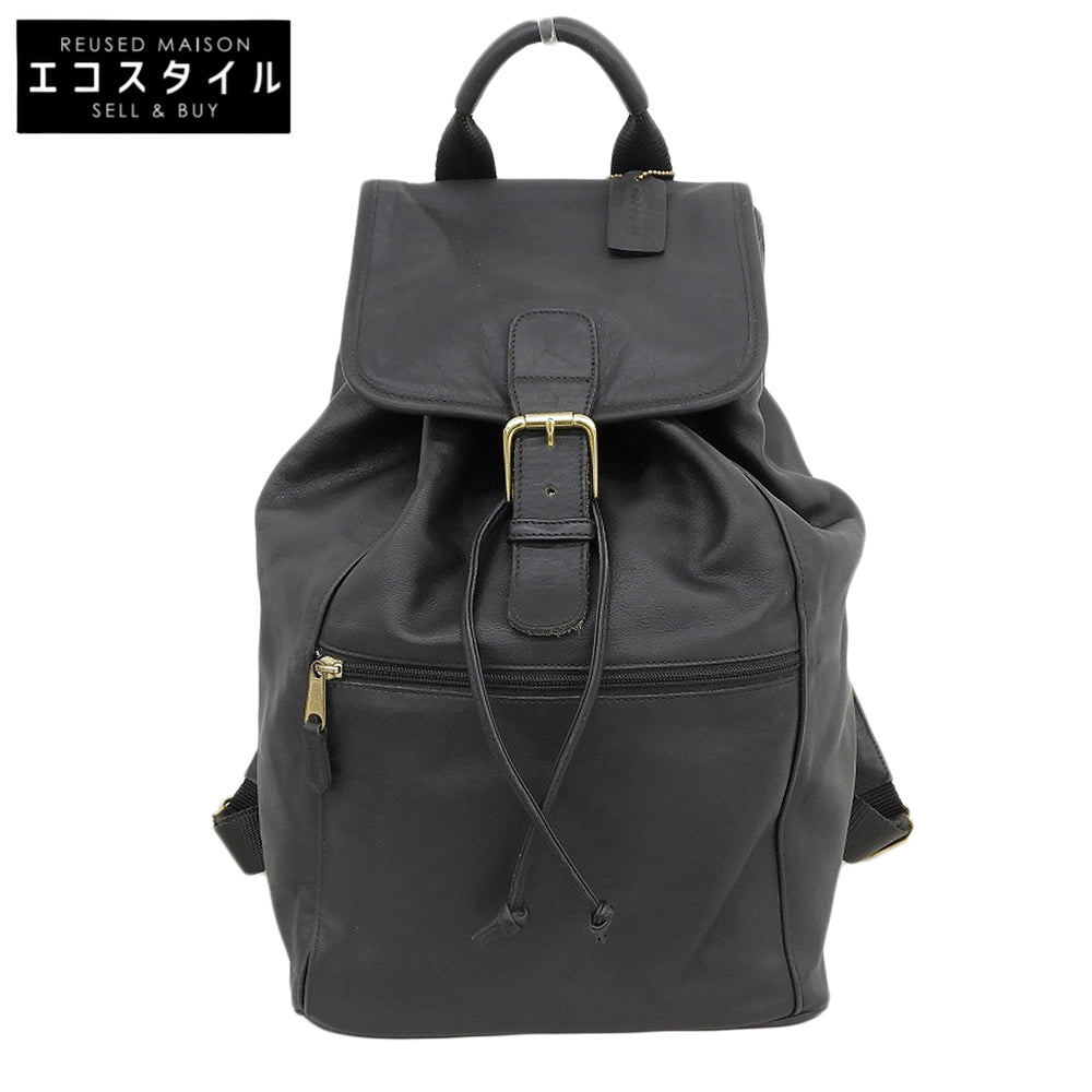 COACH 蔻驰 Old Coach 复古皮革双肩包 女款 黑色 0529 双肩包