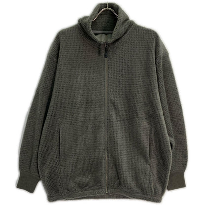 THE NORTH FACE PURPLE LABEL N25FA053 Gray Wool Fleece Zip-Up Sweater Tops