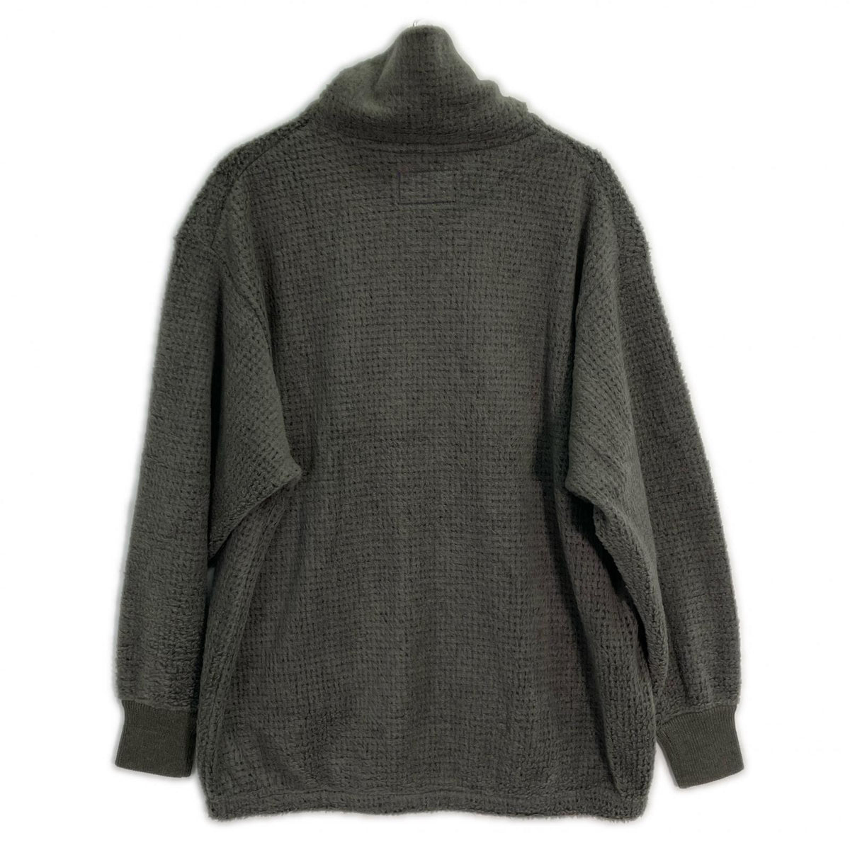 THE NORTH FACE PURPLE LABEL N25FA053 Gray Wool Fleece Zip-Up Sweater Tops