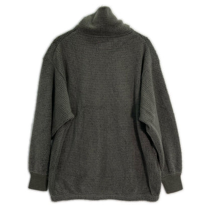 THE NORTH FACE PURPLE LABEL N25FA053 Gray Wool Fleece Zip-Up Sweater Tops