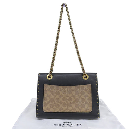COACH コーチ チェーン ショルダーバッグ レディース ブラウン ブラック マルチカラー 29416 ショルダーバッグ