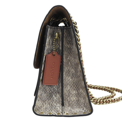 COACH コーチ チェーン ショルダーバッグ レディース ブラウン ブラック マルチカラー 29416 ショルダーバッグ