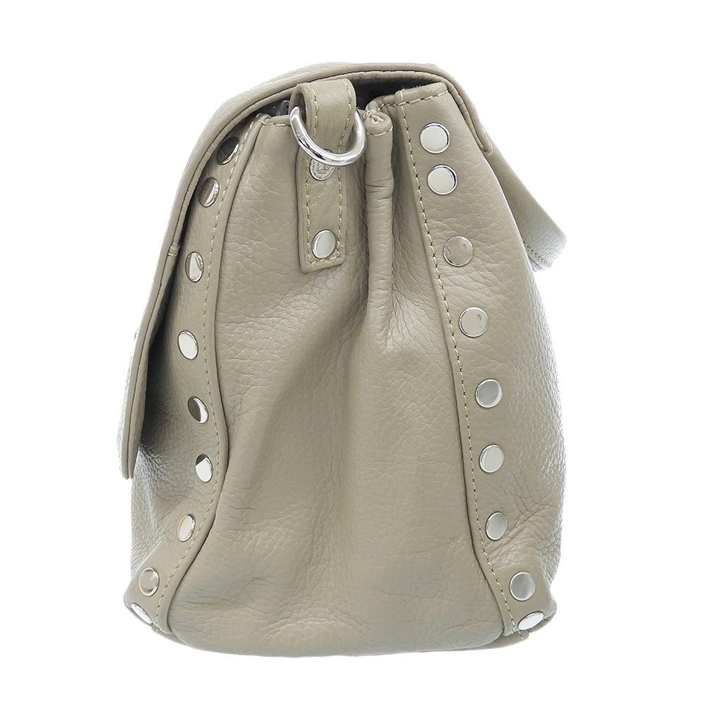 ZANELLATO ザネラート ポスティーナS レザー 2WAY ショルダーバッグ ハンドバッグ レディース グレージュ 38230835 ハンドバッグ