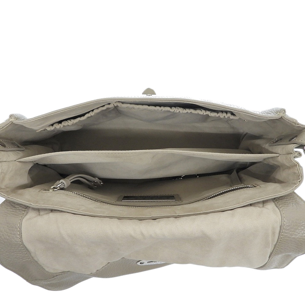 ZANELLATO ザネラート ポスティーナS レザー 2WAY ショルダーバッグ ハンドバッグ レディース グレージュ 38230835 ハンドバッグ