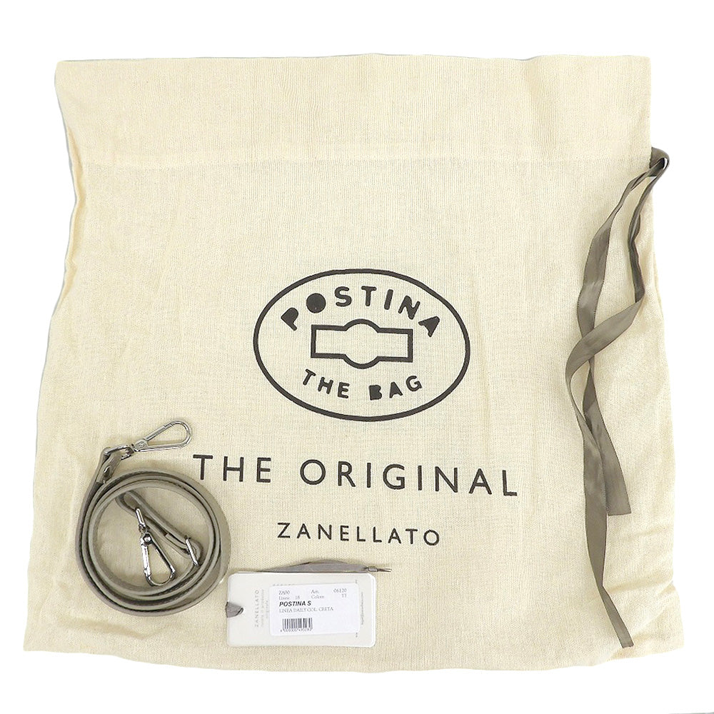 ZANELLATO ザネラート ポスティーナS レザー 2WAY ショルダーバッグ ハンドバッグ レディース グレージュ 38230835 ハンドバッグ