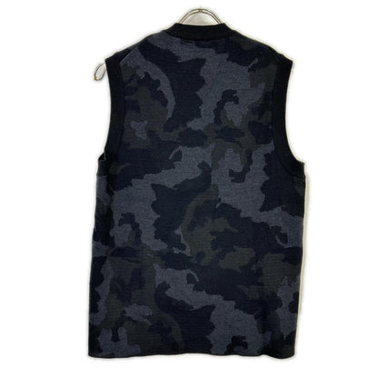 COMMEdesGARCONS SHIRT コムデギャルソンシャツ ブラック ウール カモフラ ベスト ベスト