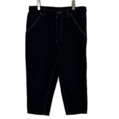COMME des GARCONS SHIRT W19144 Black Tapered Pants Bottoms