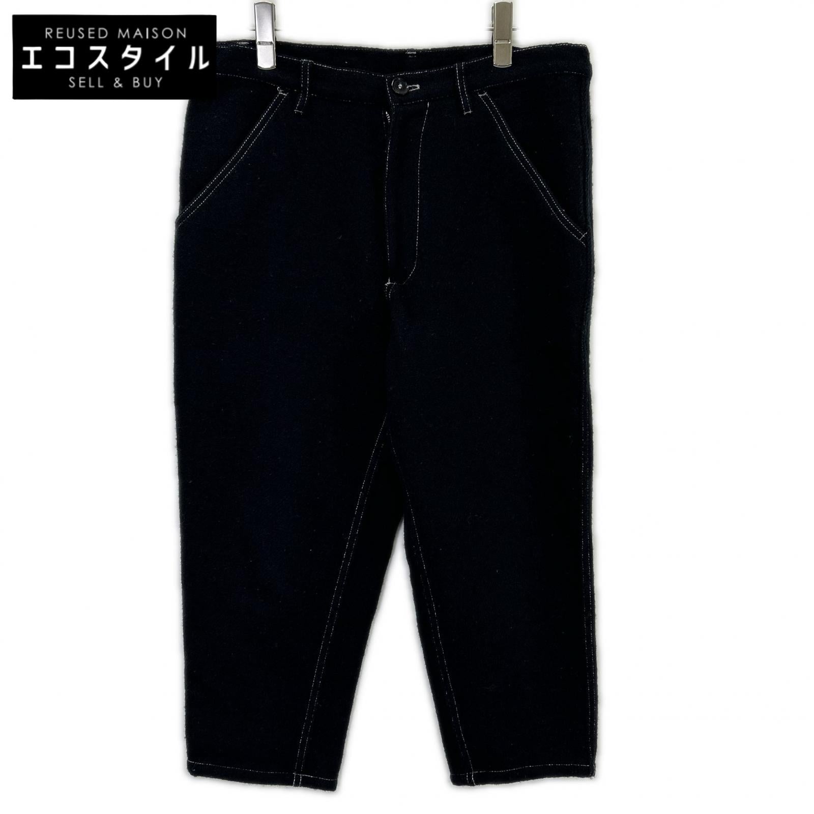 COMME des GARCONS SHIRT W19144 Black Tapered Pants Bottoms