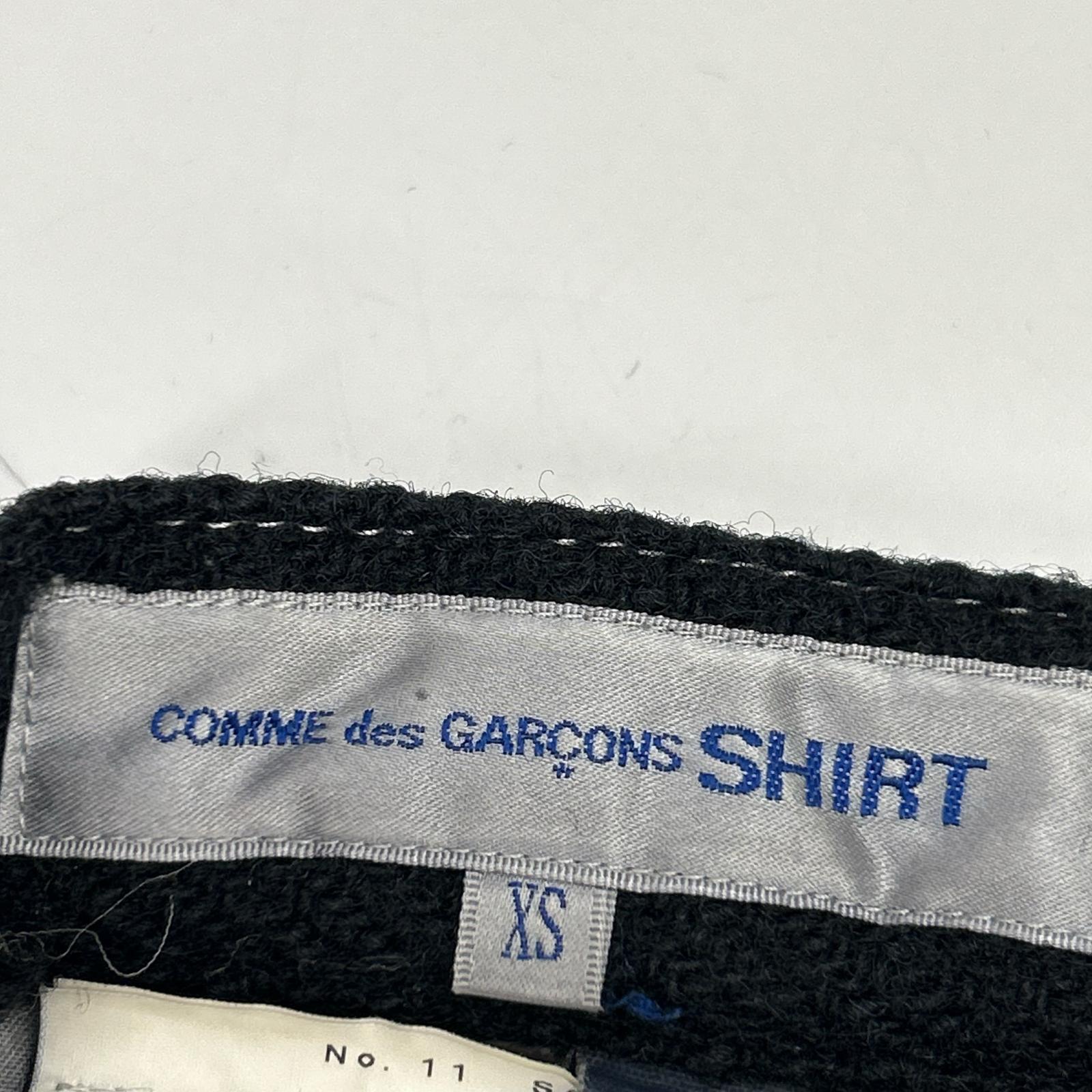 COMME des GARCONS SHIRT W19144 Black Tapered Pants Bottoms