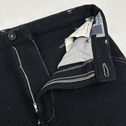 COMME des GARCONS SHIRT W19144 Black Tapered Pants Bottoms