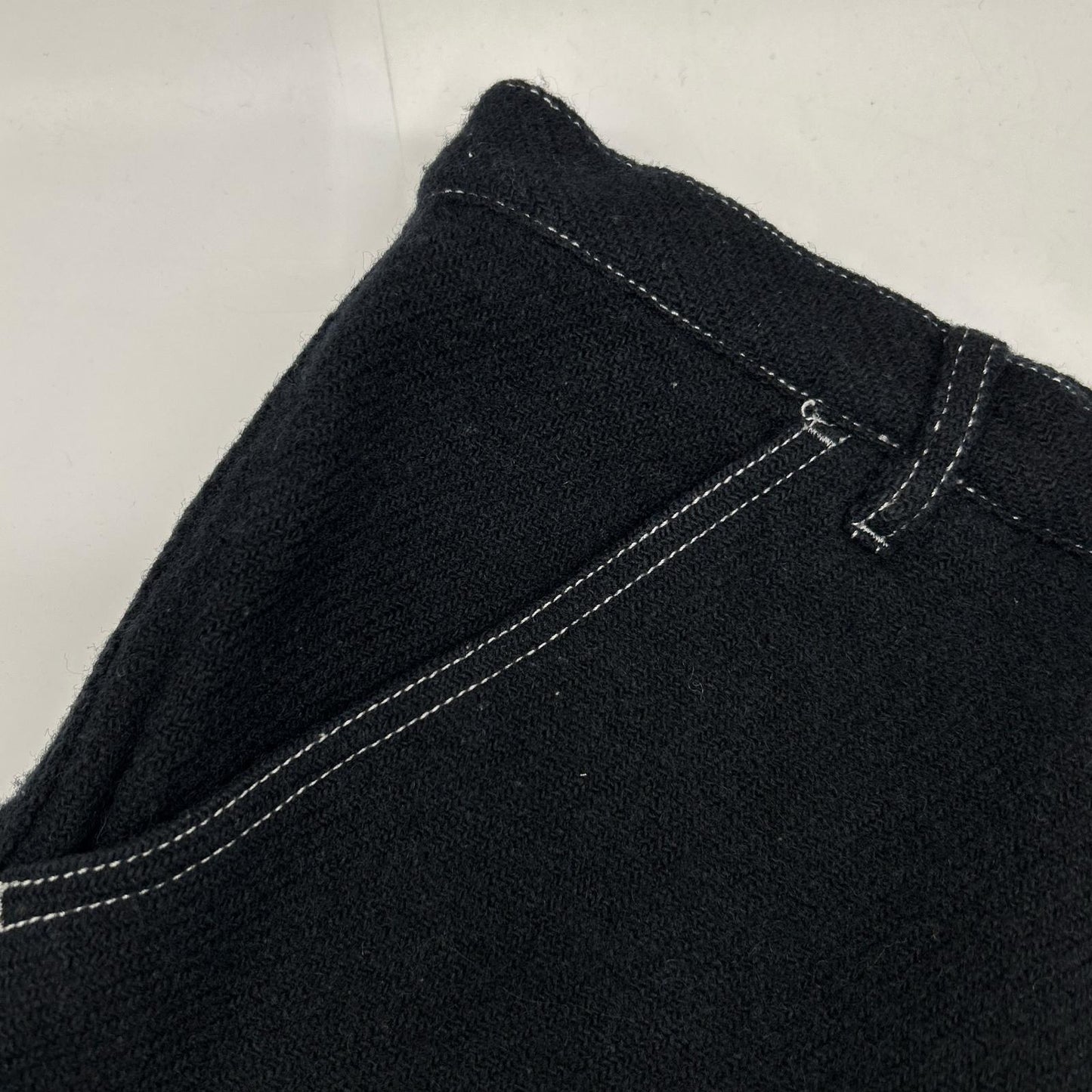 COMME des GARCONS SHIRT W19144 Black Tapered Pants Bottoms