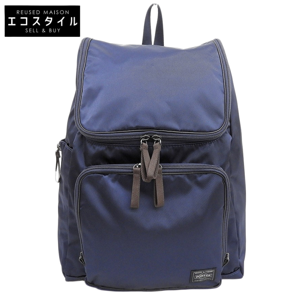 PORTER ポーター 美品 728-08703 PLAN RUCKSACK バックパック リュック デイパック メンズ ネイビー リュック バックパック
