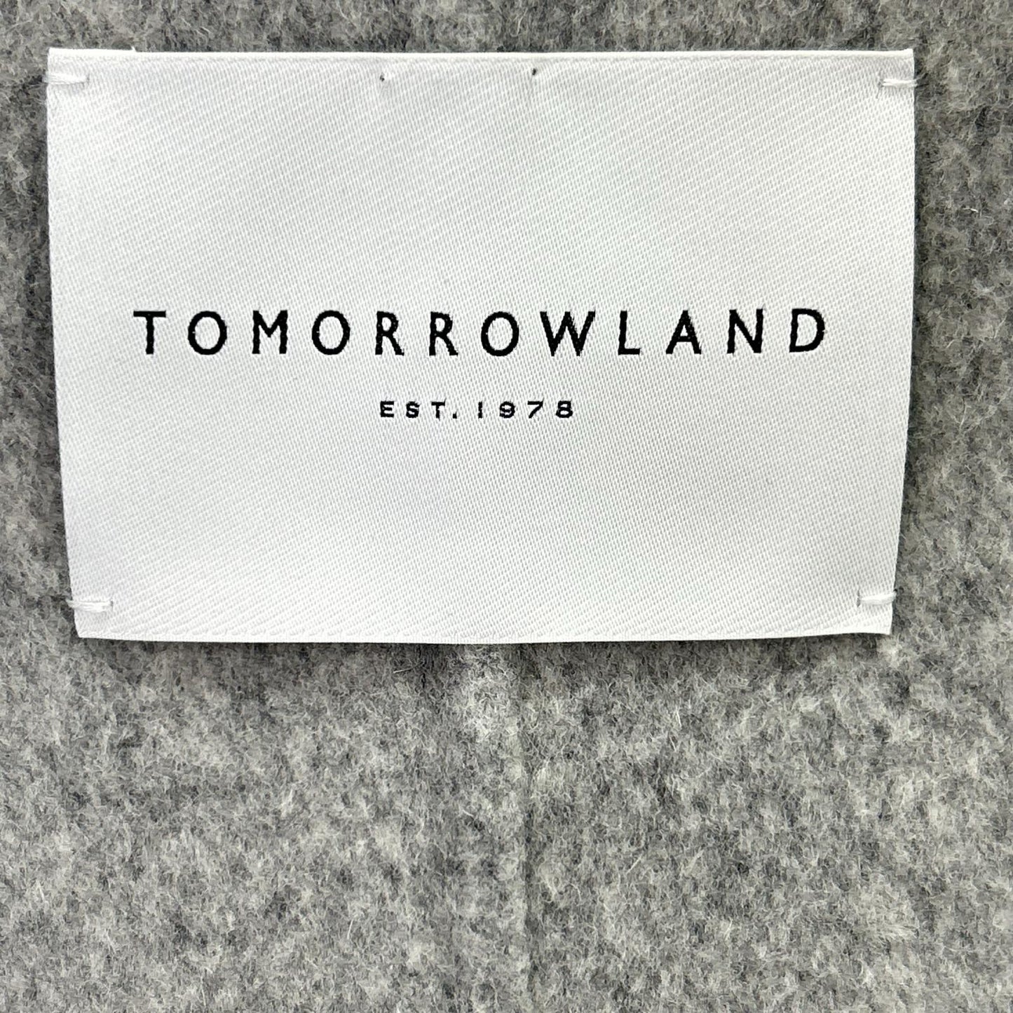 TOMORROWLAND TOMORROWLAND 11-08-94-08204 灰色 臻品羊毛双面呢无领大衣 大衣