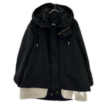 THE RERACS The Reracs 19FW-RECT-210L-LINER-J 黑色 带羊羔绒内衬 派克大衣 大衣 36