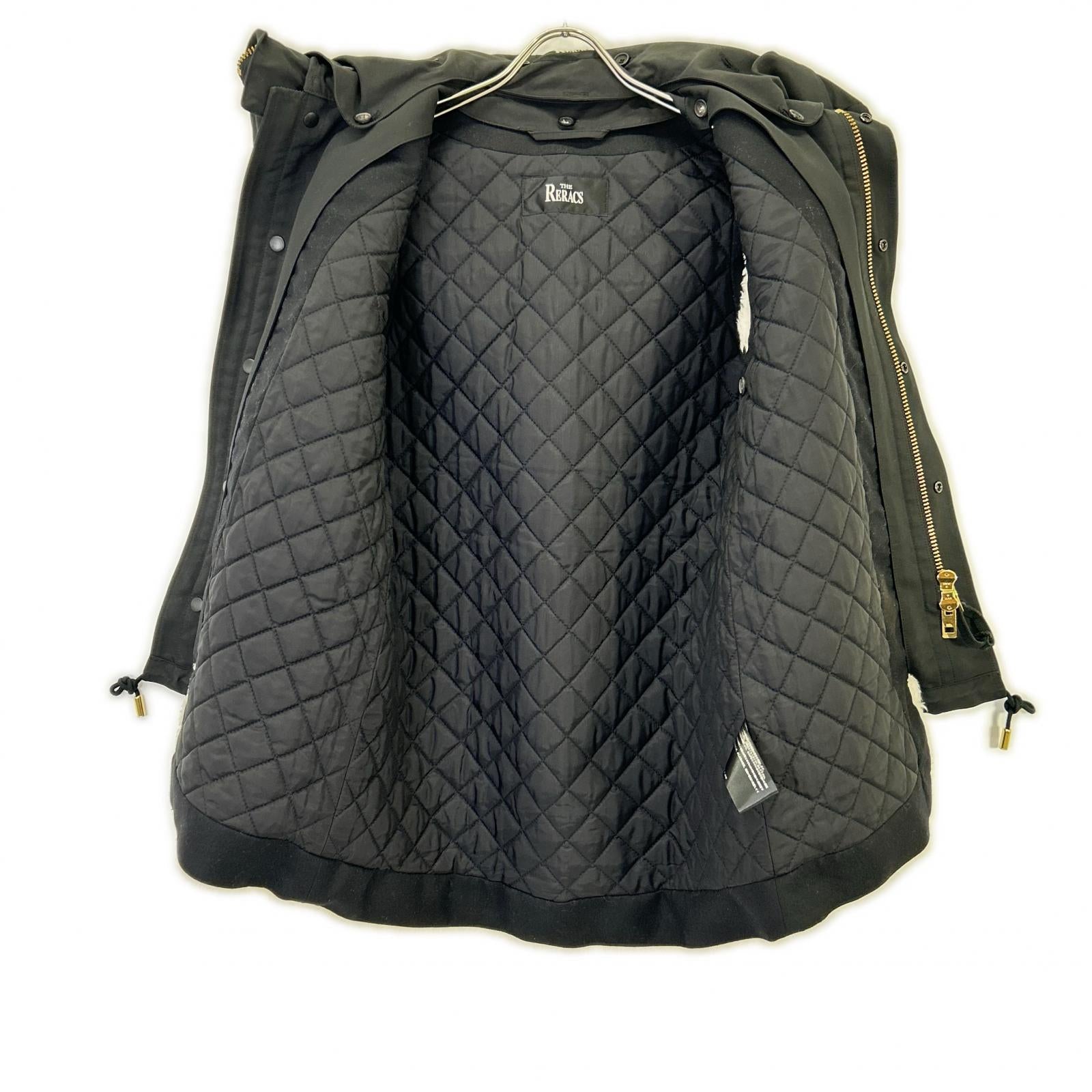 THE RERACS The Reracs 19FW-RECT-210L-LINER-J 黑色 带羊羔绒内衬 派克大衣 大衣 36