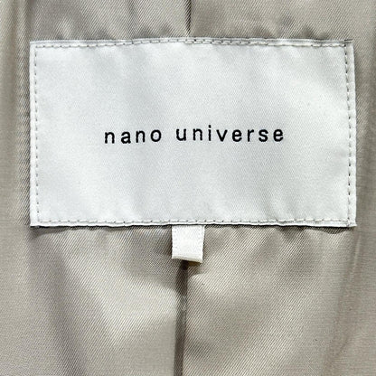 nano universe ナノユニバース 24年 ﾍﾞｰｼﾞｭ ｼｬｷﾞｰ ｼﾞｬｹｯﾄ ジャケット S
