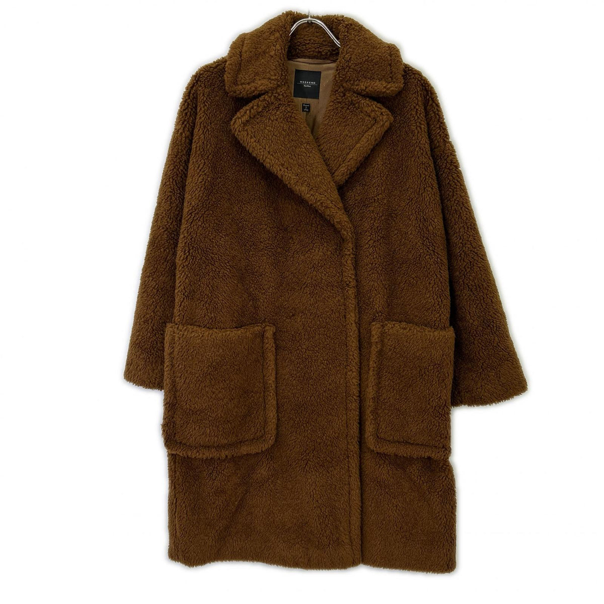 Max Mara WEEKEND 马克斯·马克斯拉周末 508607836 棕色 泰迪熊大衣 外套 40