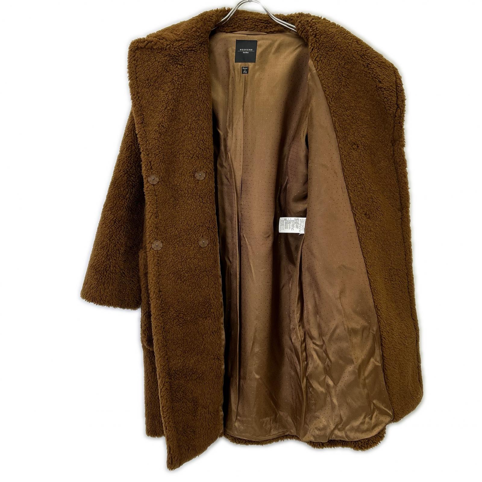 Max Mara WEEKEND 马克斯·马克斯拉周末 508607836 棕色 泰迪熊大衣 外套 40