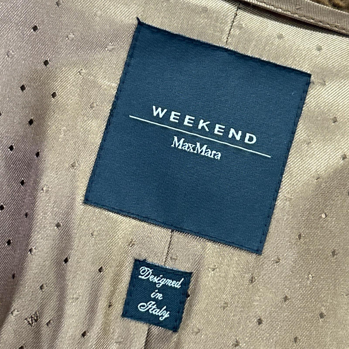 Max Mara WEEKEND 马克斯·马克斯拉周末 508607836 棕色 泰迪熊大衣 外套 40