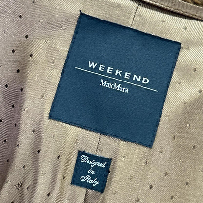 Max Mara WEEKEND 马克斯·马克斯拉周末 508607836 棕色 泰迪熊大衣 外套 40